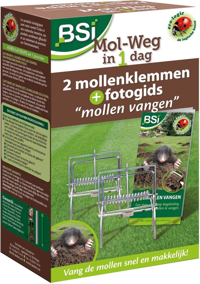 BSI - 2 professionele mollenklemmen - Uitstekende kwaliteit - Met extra fotogids