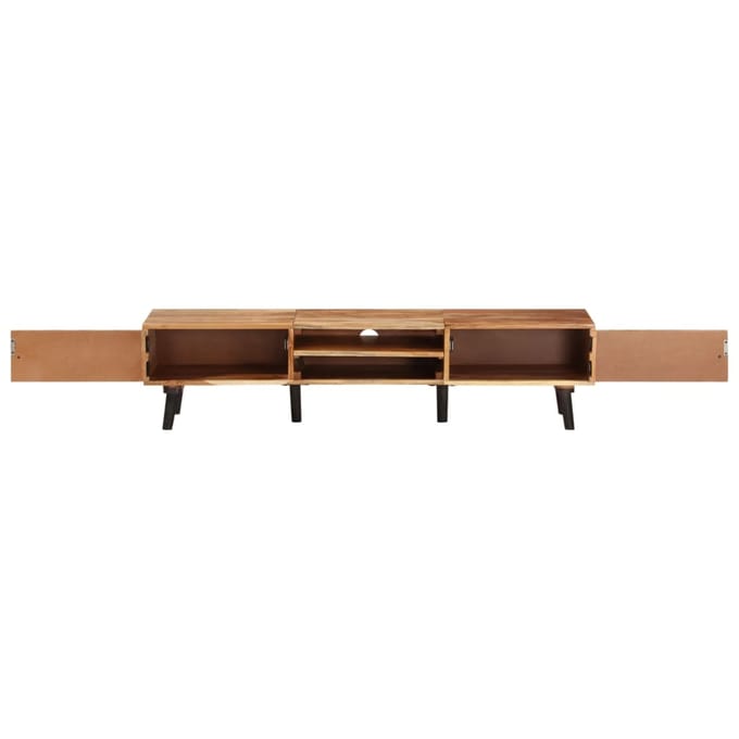 vidaXL - Tv-meubel - 145x35x35 - cm - massief - acaciahout