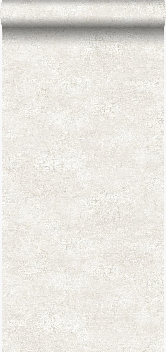 Origin Wallcoverings behang natuursteen met craquelé effect wit - 347564 - 53 cm x 10,05 m