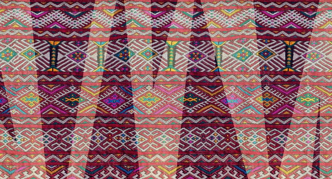 Fotobehang CarpetPattern2 DD117370 A.S. Création Atelier 47 | Fotobehang