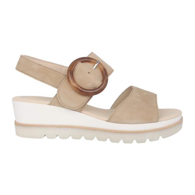 Gabor 44.645.14 - dames sandaal - Beige - maat 40.5 (EU) 7 (UK)
