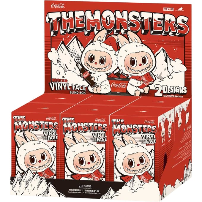 Pop Mart Labubu The Monsters - Coca Cola Series Vinyl Face Sealed Case