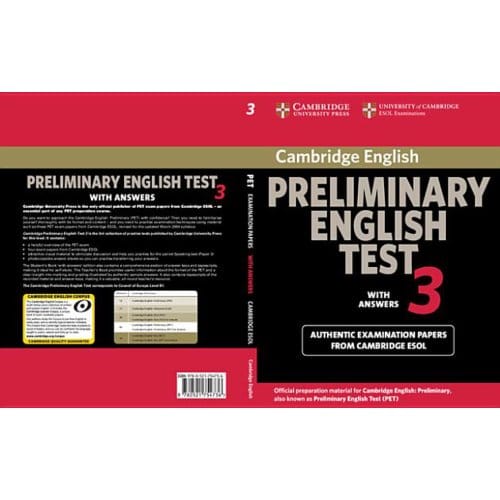 Cambridge Preliminary English Test 3 Student's Book With Answers - Cambridge ESOL