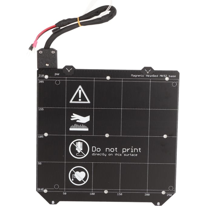 Voor Prusa I3 MK3S MK2.5 Magnetische Hete Bed+Gestructureerd Laag Elastische Staalplaat voor 3D Printer black