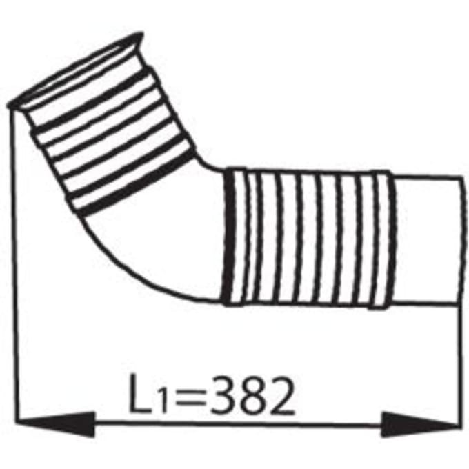 Uitlaatpijp DINEX53254