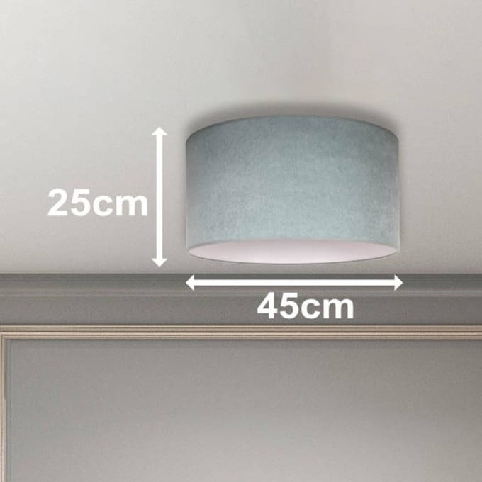 Duolla Plafondlamp Pastel Roller Ø 45 cm mintgroen