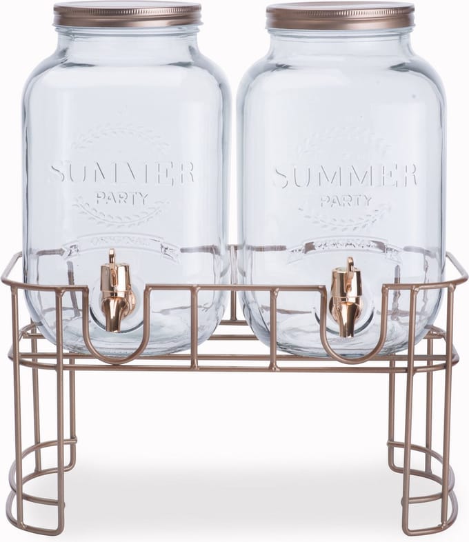 Cosy&Trendy Sapdispenser set op standaard - 2x 3,5 liter