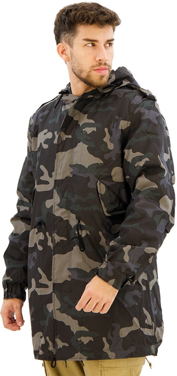 Brandit M51 US Parka Heren Parka - donkercamouflage - L