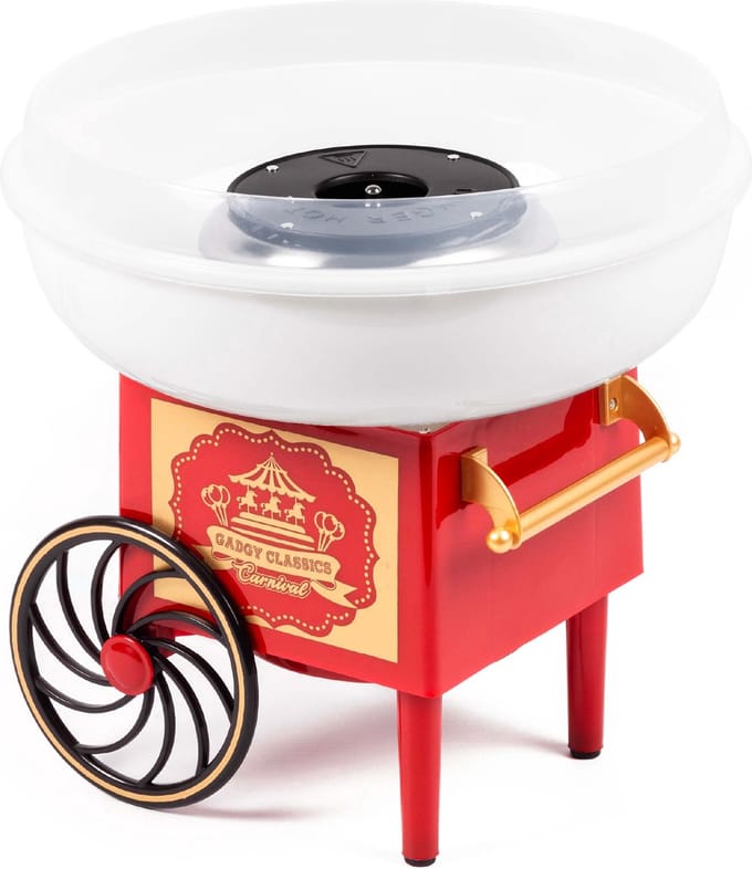 Gadgy Suikerspinmachine - Suikerspin Machine incl. maatlepel - Suikerspinmakers - Kinderfeestje - Suikerspinmachines