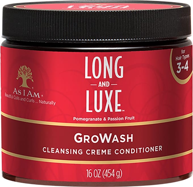 As I Am Long &amp; Luxe Growash Cleansing Creme Conditioner 454 g