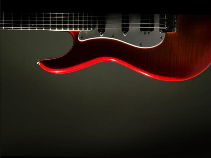 Fotobehang - Elektrische gitaar.