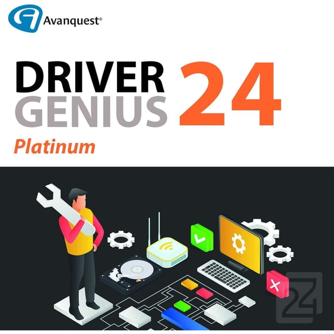 Driver Genius 24 Platinum 3 Apparaten / 1 Jaar