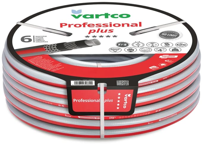 Vartco Professional Plus - Tuinslang 1" 20m - 6-lagige - 30bar