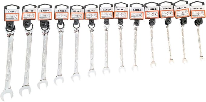 Bahco Steek-/ringratelsleutel Set - 13 stuks - van 6mm tot 18mm