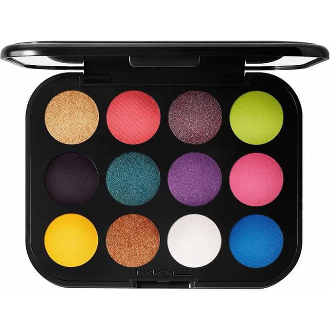 MAC, Connect In Colour, Oogschaduw Palet, Hi-Fi Kleur, 12 Kleuren, 12,2 g