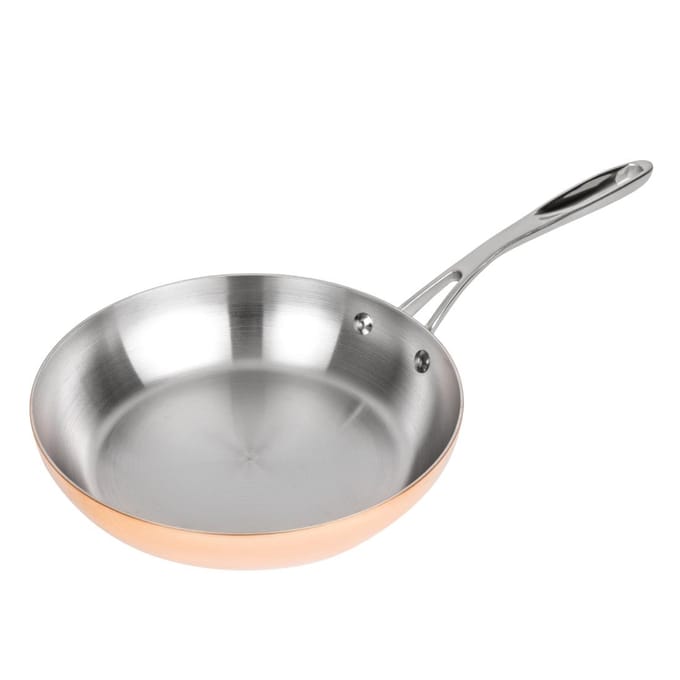 Triwall Koperen Koekenpan - 24cm - Vogue CM679 - Horeca & Professioneel