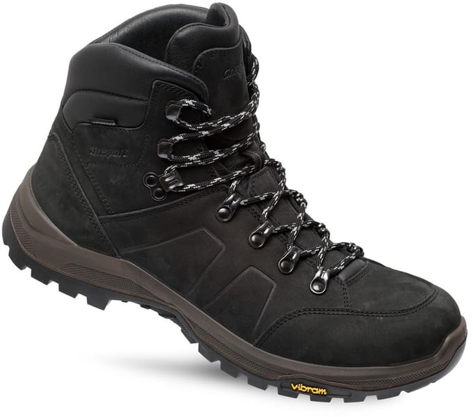 Grisport Utah Mid Zwart Wandelschoenen