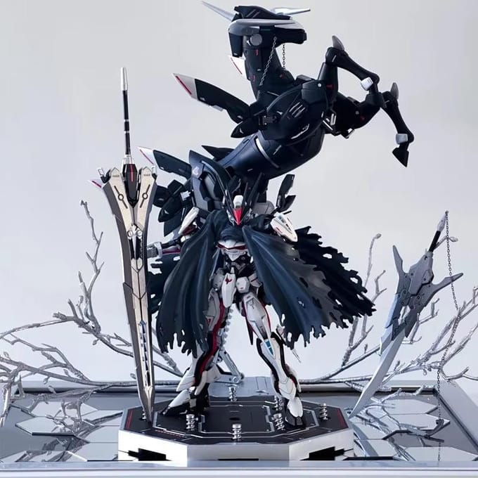 King Astray HG 1/144 PB Limiet Mech Bouwpakket Actiefiguren Jongenspuzzels Bureau Decoratie Cadeau Verzamelaar gray