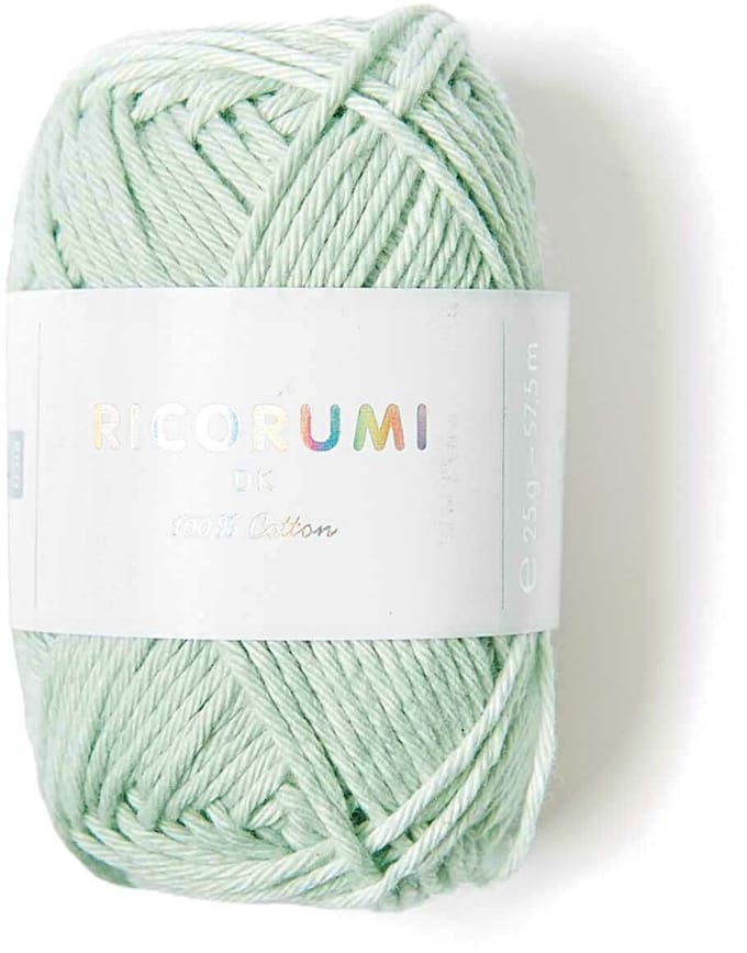 Ricorumi katoengaren ijsgroen 25gr #037