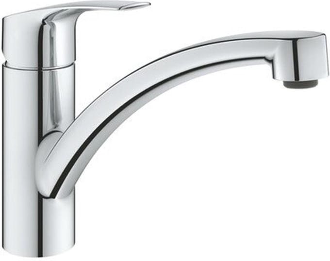 Grohe Eurosmart Keukenkraan - laag - draaibare uitloop - chroom
