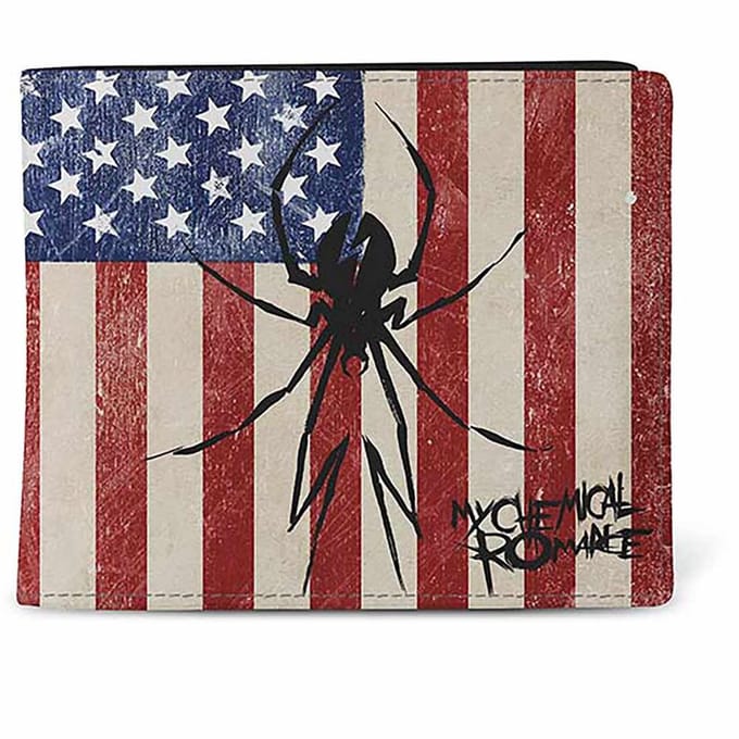 Rocksax My Chemical Romance - USA Spider Portemonnee - Multicolours