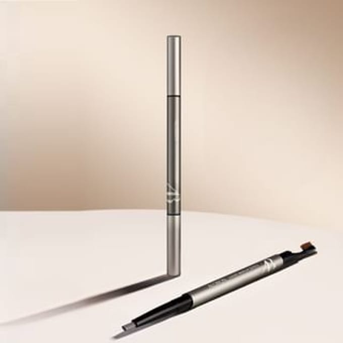 AloBon - Perfect Brow Dual-ended Eyebrow Pencil - 3 Colors 202# Light Brown - 0.12g