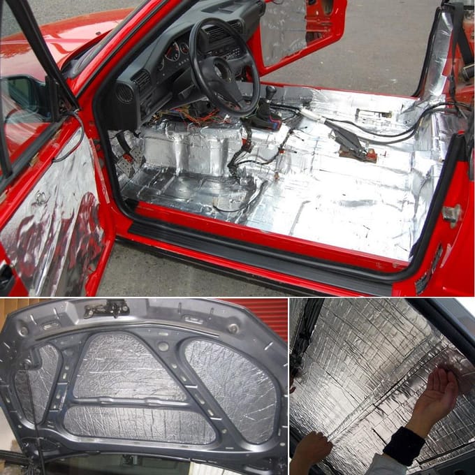 Auto Auto Vrachtwagen Firewall Warmte Geluidsdemper Isolatiemat 500x2000mm