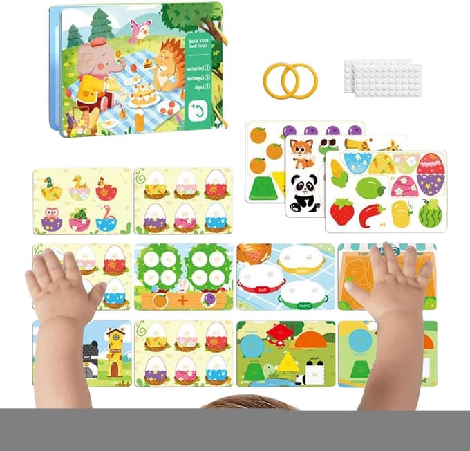 Kartonnen Activiteitenboek - Cognitief Leren - Thuis Vermaak - Gladde Randen - 21 x 14 cm - Niet Gespecificeerd