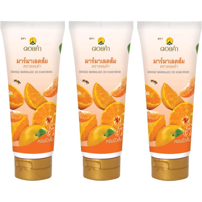 Doi Kham Sinaasappelmarmeladejam 130 g. x 1 / 3 st 130 g. x 3 pcs beige