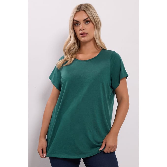 Yours Forest Green Core Tshirt Size 62-64