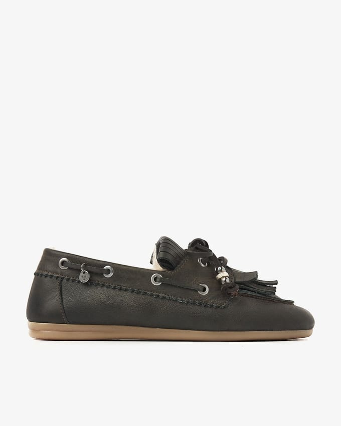 VIA VAI June Shelby Mocassins Dames - Leer - Bruin - Maat 38