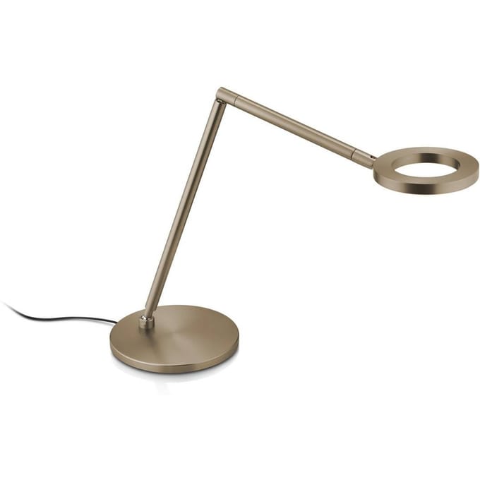 Knapstein LED tafellamp Tessa-T, brons effect, CCT gesture control