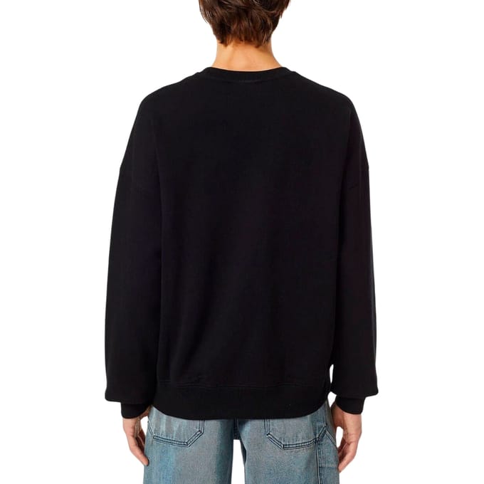 Diesel Small Logo Zwart Sweatshirt