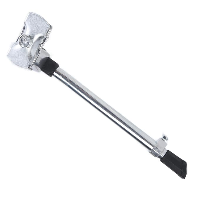 Fietsstandaard Verstelbaar Aluminiumlegering Middenmontage Fietsstandaards voor 24?27 Inch Weg zilver