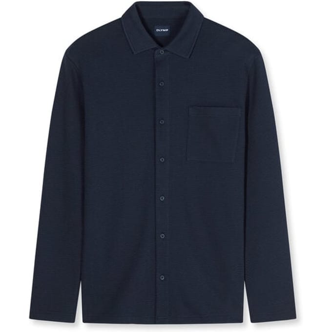 OLYMP Casual Jersey, Marineblauw