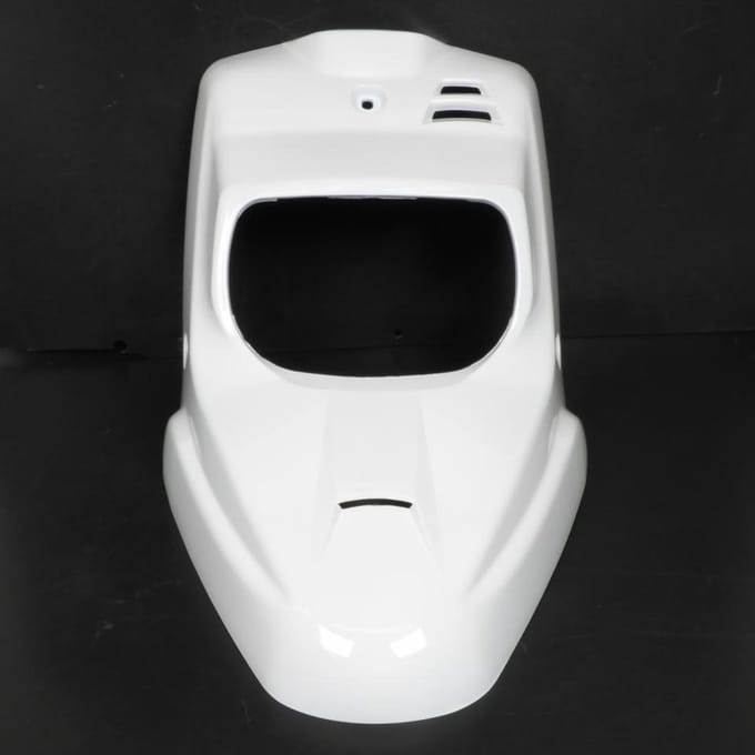 Tablier avant Tun'R pour scooter Yamaha 50 Bw's Original Avant 2003 blanc brillant