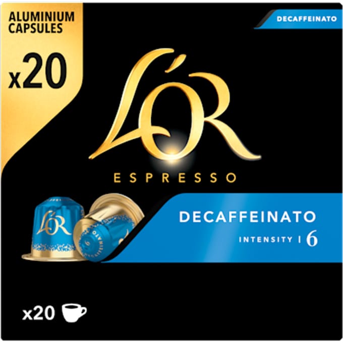 L'OR Decaffeinato espresso-koffiecapsules - 20 stuks