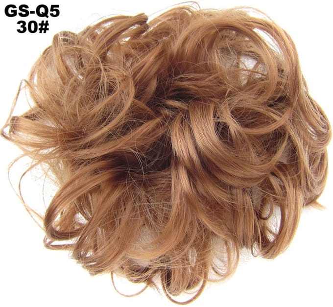 Haar Wrap, Brazilian hairextensions knotje rood 30#