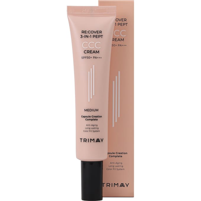 Trimay Re:cover 3-in-1 Pept CCC Crème SPF50+PA+++ toscaanse kleur