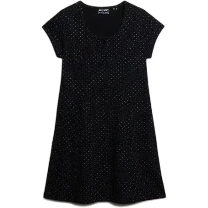 Korte button-up jurk voor dames Superdry