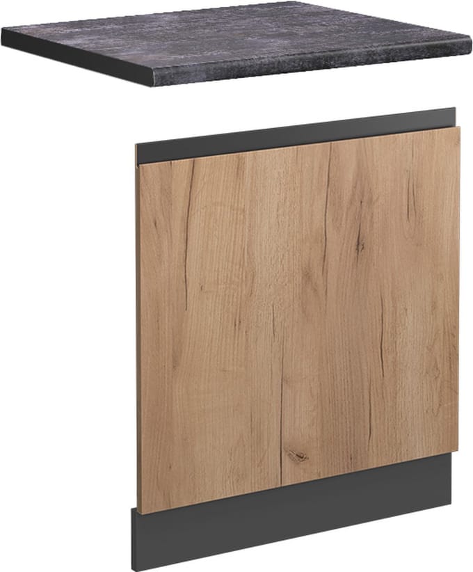 Vicco R-Line Frontpaneel – 60 cm, WB Antraciet Krachtige eik goud