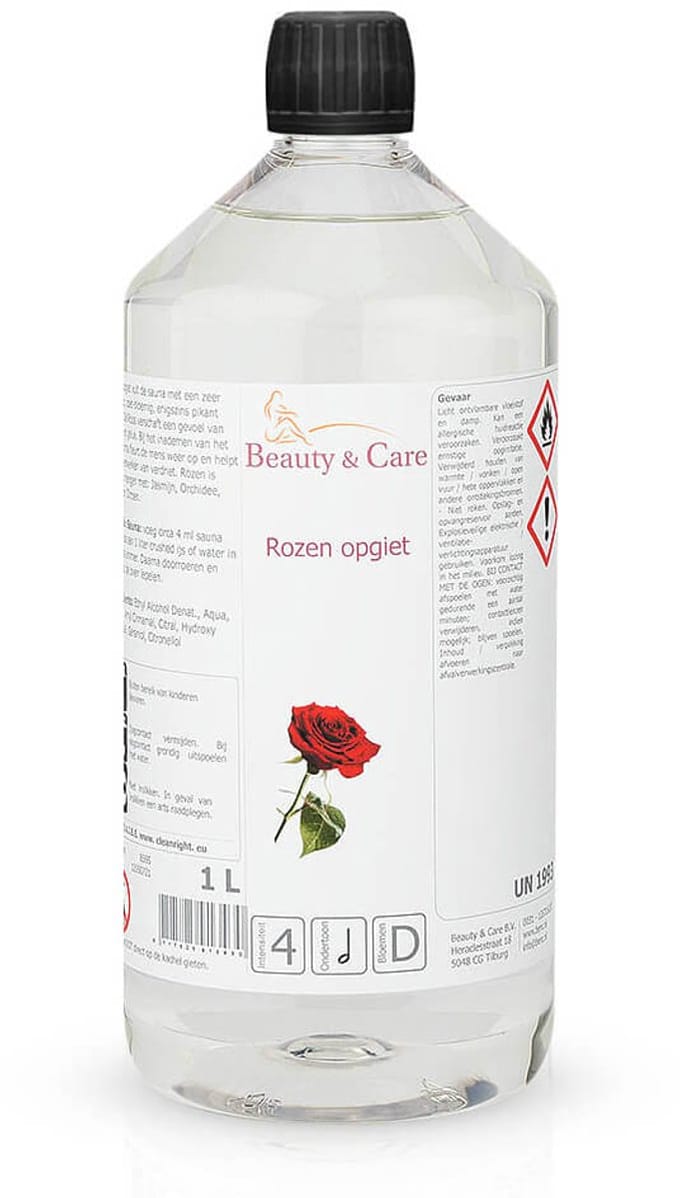 Beauty & Care - Rozen sauna opgiet - 1 L. new