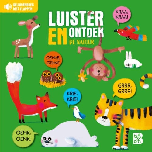 Luister en ontdek: De natuur Geluidenboeken