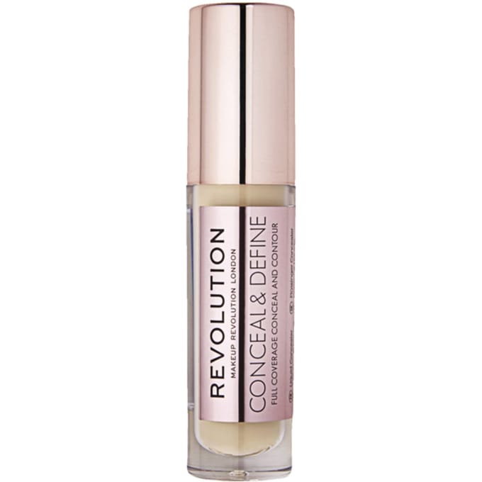 Makeup Revolution Conceal & Define Corrective Liquid Concealer, C5, 4 g