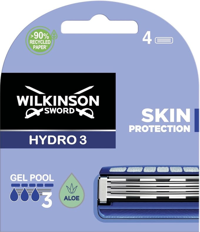 Wilkinson Hydro 3 Skin Protection Navulmesjes 4 stuks