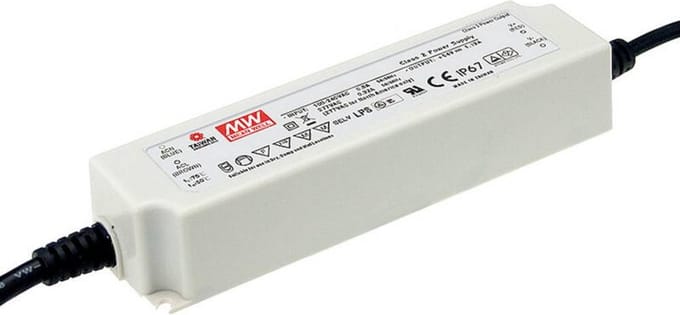 Mean Well LPF-60D-12 LED-driver, LED-transformator Constante spanning, Constante stroomsterkte 60 W 5 A 7.2 - 12 V/DC D