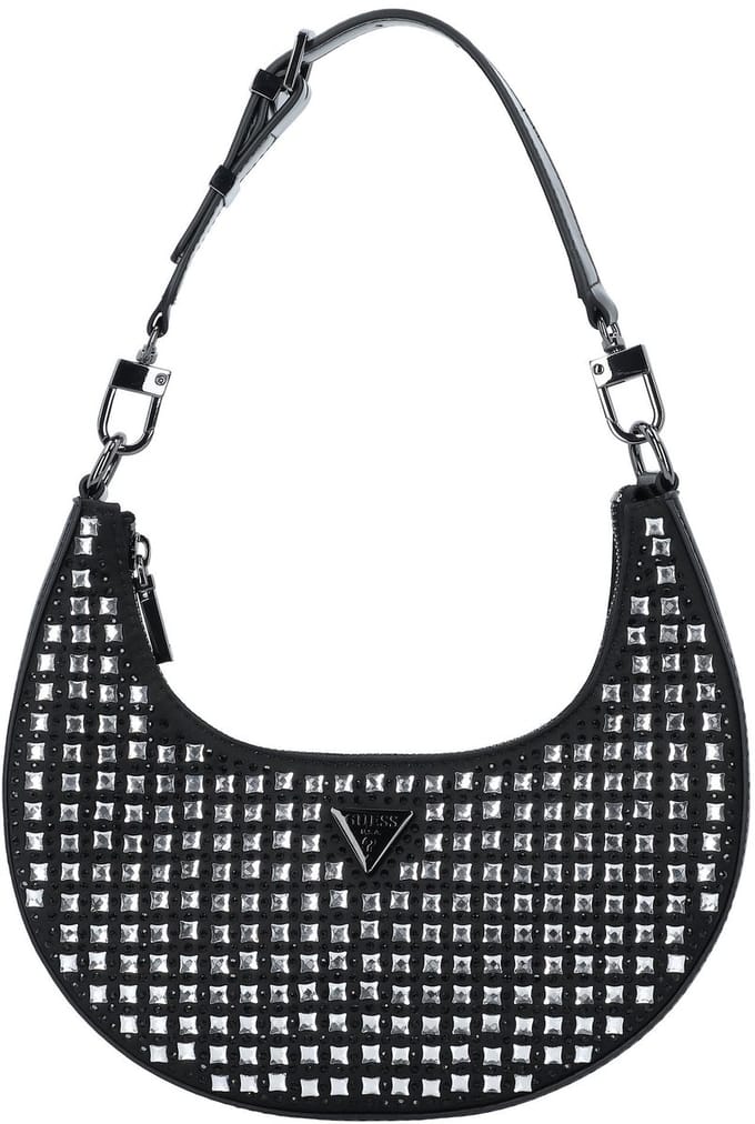 GUESS Schoudertas Avondtas Lua Mini Hobo Black Zwart