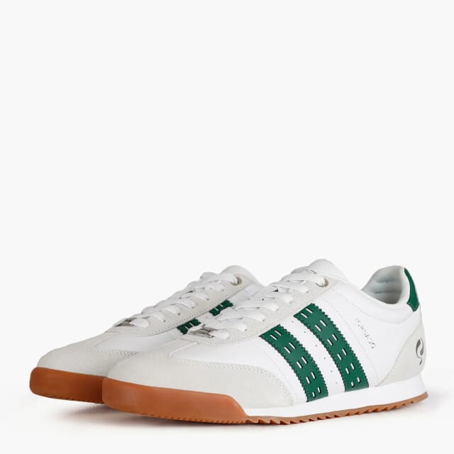Q1905 Sneaker tornado wit/hardgroen