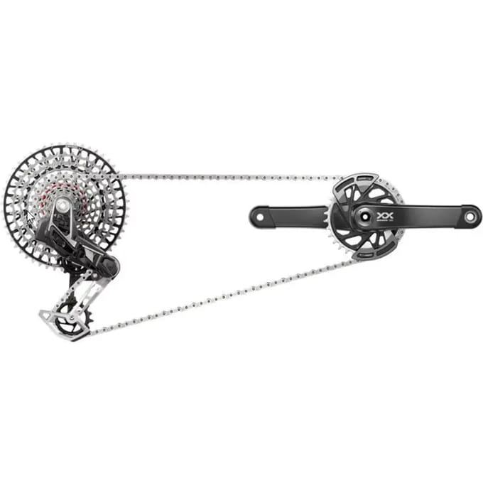 Compleet Set met Vermogenssensor Sram XX T-TYPE Eagle AXS DUB DM