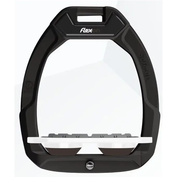 Veiligheidsstijgbeugels Plat Grip Zwart/Wit/Bruin Flex-On Safe-On